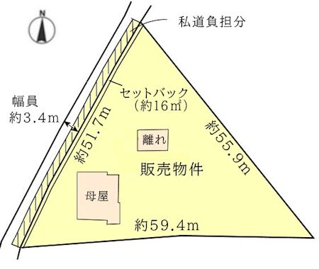 区画図<br />
