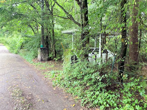 前面道路（南から北）