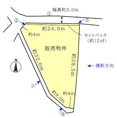 区画図（撮影方向）