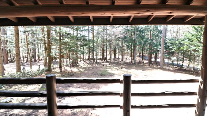 デッキから景色