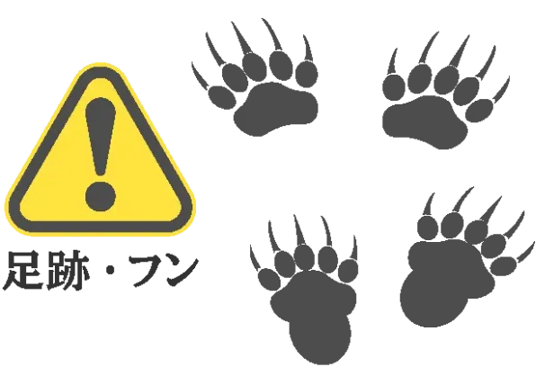 クマのいる場所に近づかない