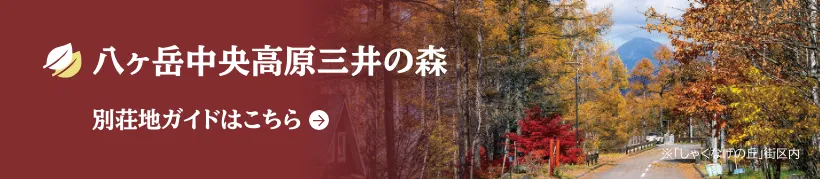 八ヶ岳中央高原三井の森　別荘地ガイドはこちら