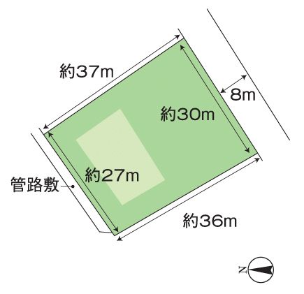 土地（登録番号 23I011L）の敷地図